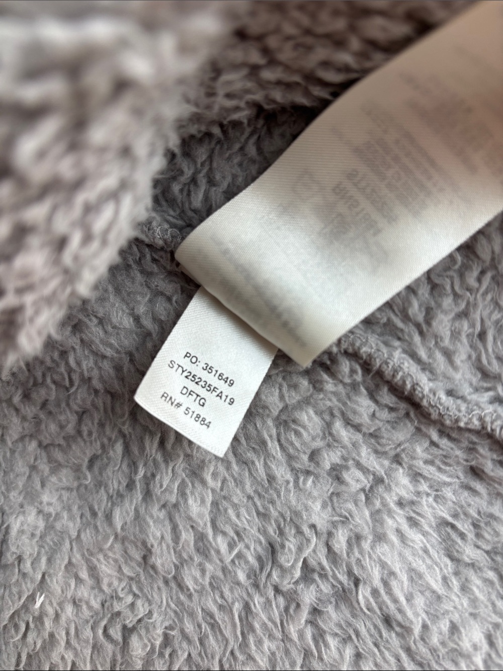 Women’s Patagonia Los Gatos Sherpa Half-Zip Pullover - Light Gray - Picture 5 of 6